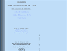 Tablet Screenshot of cbebooks.net